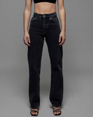 Straight Leg Sculpting Jeans Stormy Grey