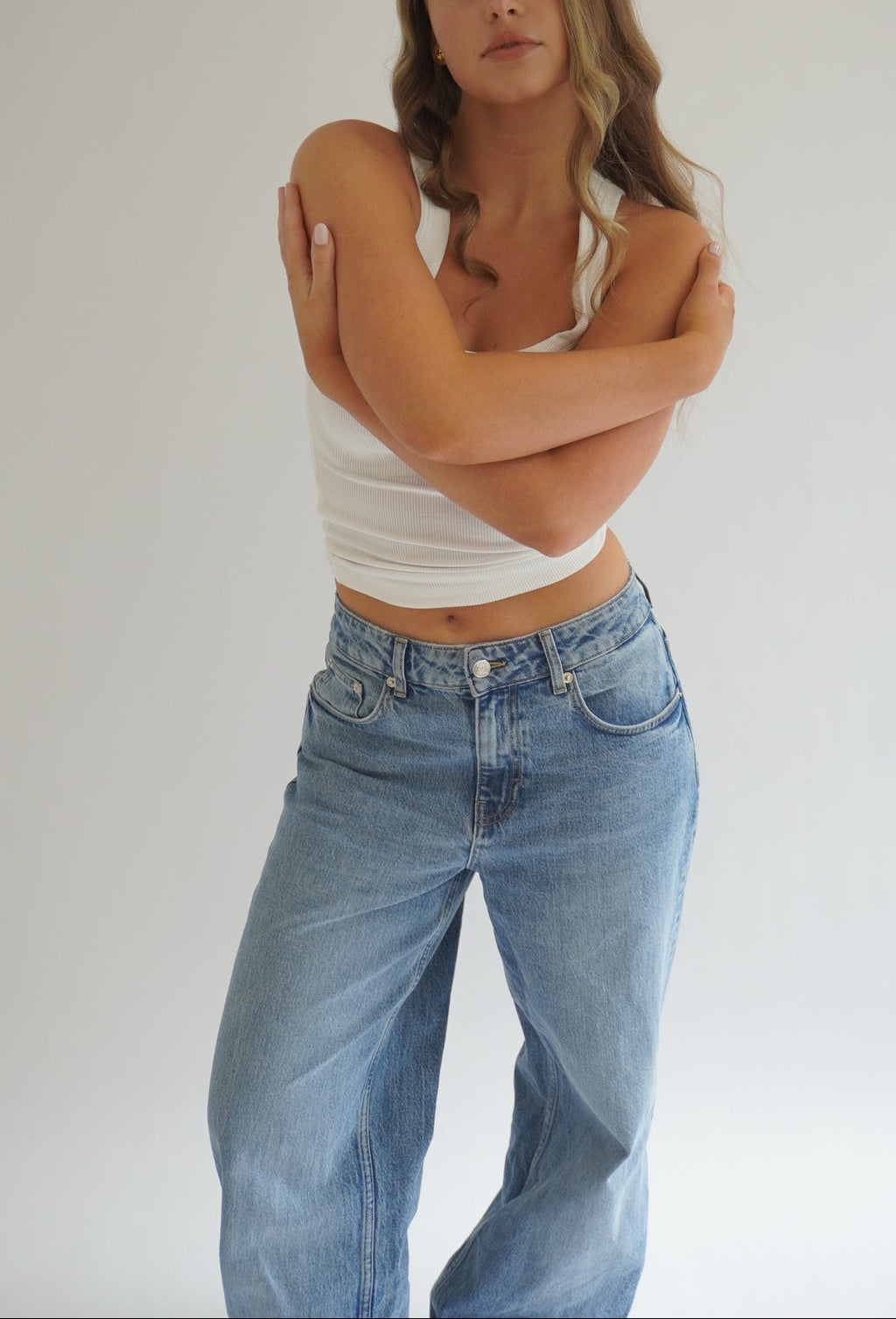 LOOSE FIT JEANS MEDIUM STONE