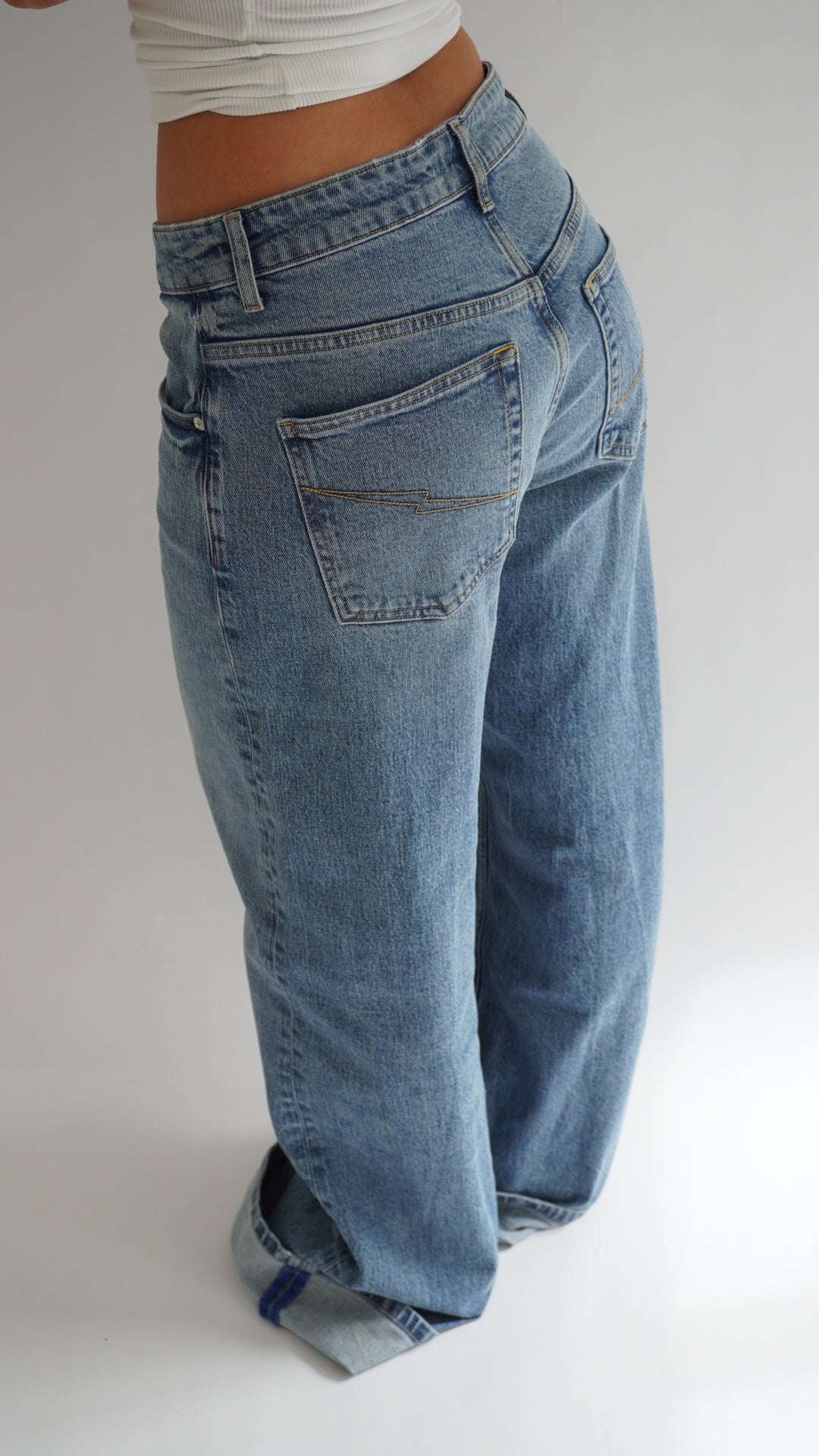 LOOSE FIT JEANS MEDIUM STONE
