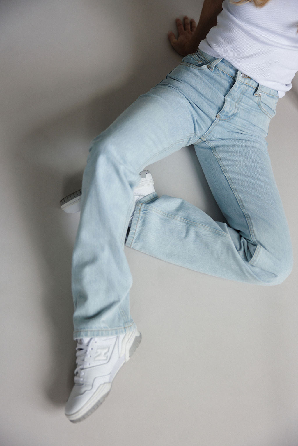 Straight Leg Sculpting Jeans Ocean Blue