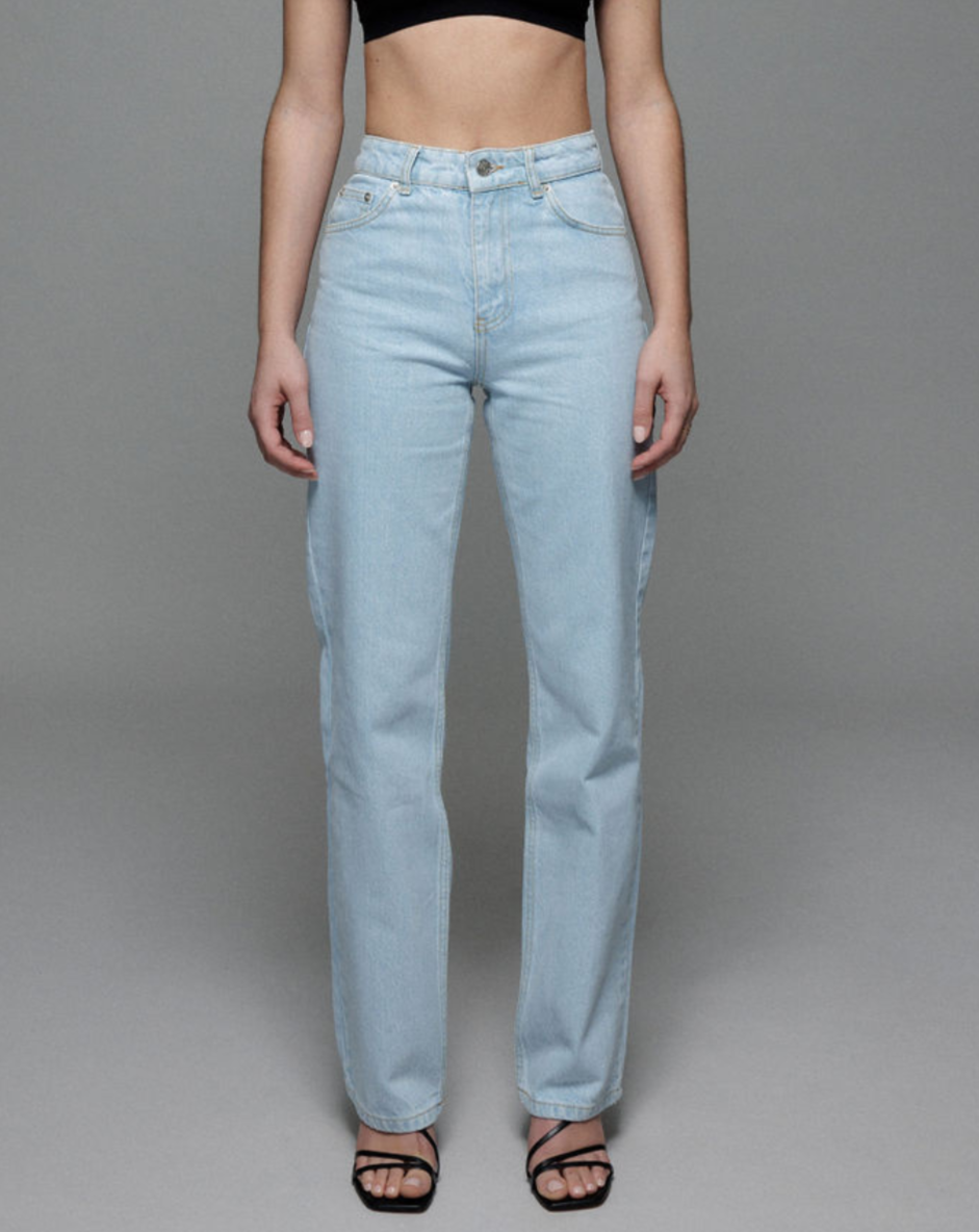 Straight Leg Sculpting Jeans Ocean Blue