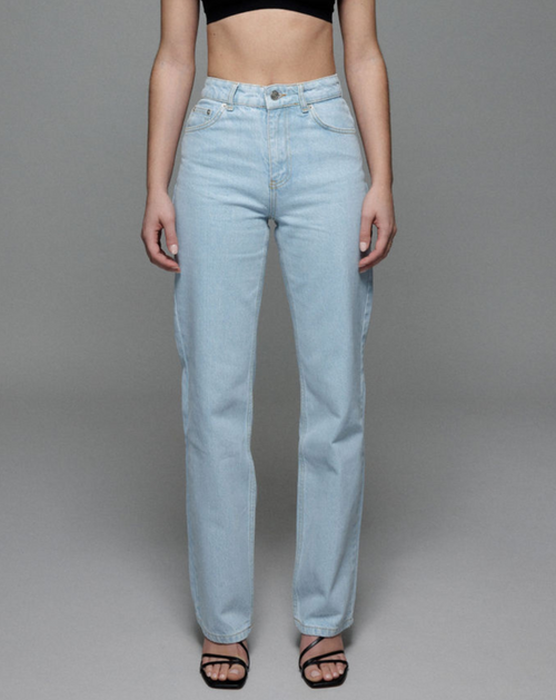 Straight Leg Sculpting Jeans Ocean Blue